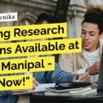 Research Positions at MAHE, Manipal