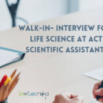 Interview for M.Sc. Life Science