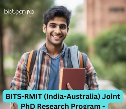 BITS-RMIT (India-Australia) Joint PhD