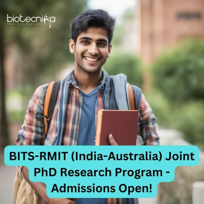 BITS-RMIT (India-Australia) Joint PhD