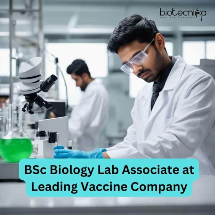 BSc Biology Lab Associate