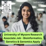 University of Mysore Research Associate Job