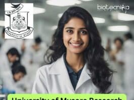 University of Mysore Research Associate Job