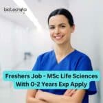 Freshers MSc Life Sciences
