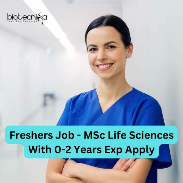 Freshers MSc Life Sciences