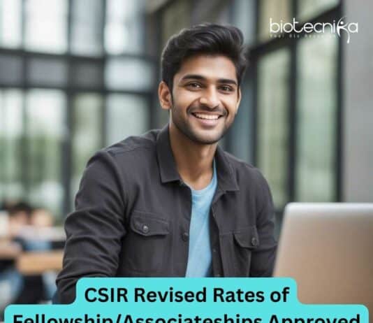 CSIR Revised Rates of Fellowship/Associateships Approved - Check the Details!