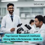 ACTREC Walk-In-Interview For MSc Life Science – Research Fellow Post ACTREC Project SRF Job