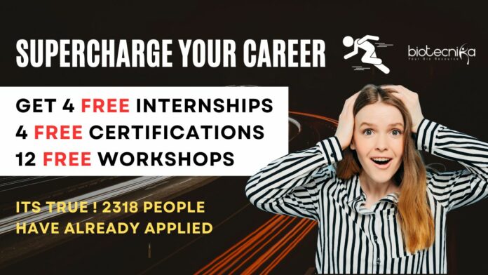 Attend Biotech Internhips & Workshops