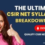 CSIR NET Syllabus PDF