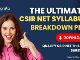 CSIR NET Syllabus PDF