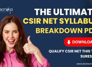 CSIR NET Syllabus PDF