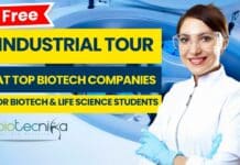 Free Industrial Visit For Biotech