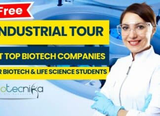 Free Industrial Visit For Biotech