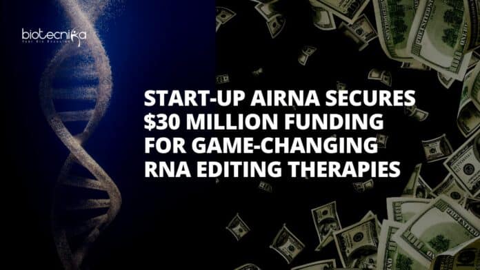 Start-up AIRNA Secures $30 Million