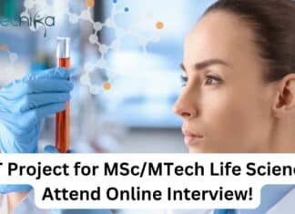 Gujarat Biotechnology University Hiring MSc/MTech Biology