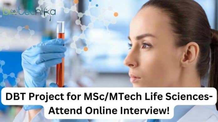 Gujarat Biotechnology University Hiring MSc/MTech Biology