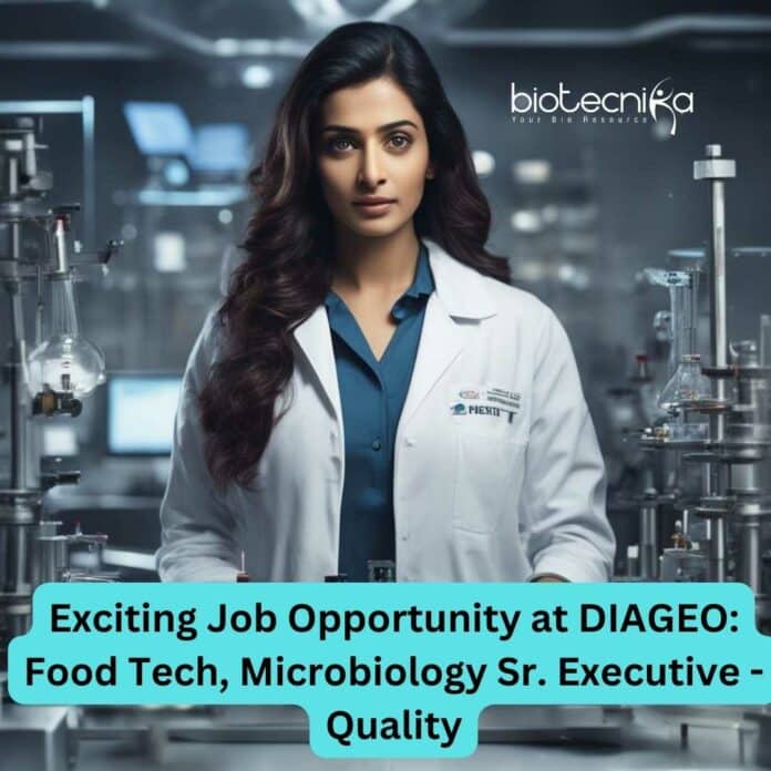 Microbiology Job at DIAGEO