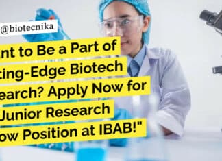 IBAB Life Sciences JRF Job - Applications Invited