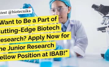 IBAB Life Sciences JRF Job - Applications Invited