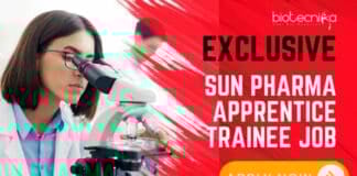 Sun Pharma Apprentice Trainee