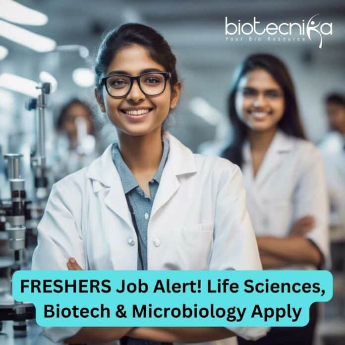 Freshers Microbiology Job Opening