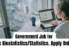 Government CDSCO Biostatistician-cum-Epidemiologist Job for MSc Biostatistics/Statistics – Apply Online! Government Job for MSc Biostatistics