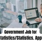 Government Job for MSc Biostatistics