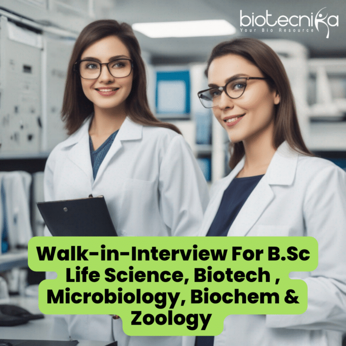 ACTREC BSc Life Sciences Project Assistant Job - Attend Walk-In-Interview