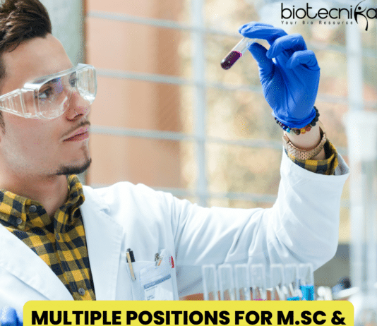 ICMR-NIIH Hiring M.Sc & PhD Candidates For Multiple Positions