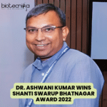 Dr Ashwani Kumar Wins Shanti Swarup Bhatnagar Award 2022