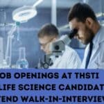 Job Openings at THSTI