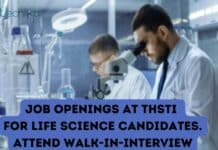Job Openings at THSTI