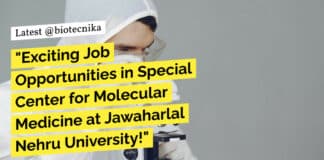 JNU Research Project Jobs - MSc Biotech, Life Sciences, Genetics, Microbiology Apply