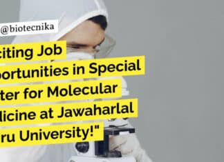 JNU Research Project Jobs - MSc Biotech, Life Sciences, Genetics, Microbiology Apply