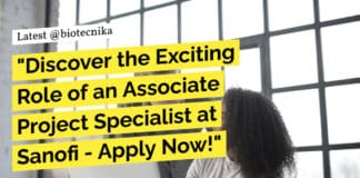 "Discover the Exciting Role of an Associate Project Specialist at Sanofi - Apply Now!"