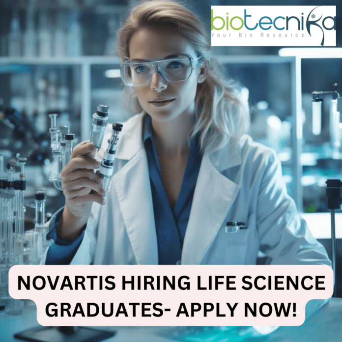 Novartis Life Sciences QC Role - Apply Now