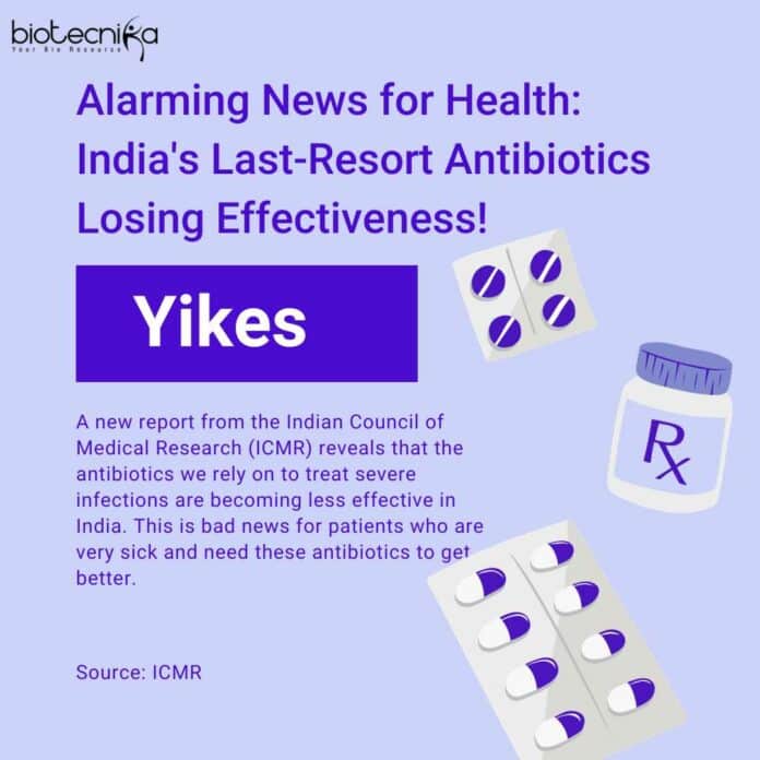 Last-Resort Antibiotics Losing Effectiveness