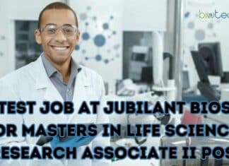 Jubilant Hiring Life Science