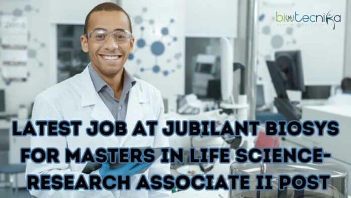 Jubilant Hiring Life Science