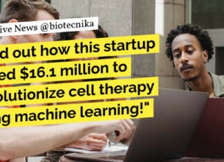 "Find out how this startup raised $16.1 million to revolutionize cell therapy using machine learning!"