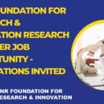 MNR Foundation For Research & Innovation Research Manager Job Opportunity – Applications Invited MNR Foundation For Research