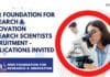 MNR-FRI Research Scientists Recruitment