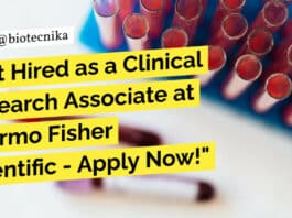 Life Sciences Research Job at Thermo Fisher Scientific - Apply Online