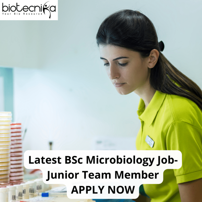 Latest BSc Microbiology Job