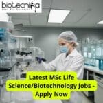 Latest MSc Life Sciences/Biotechnology Job At Assam University Latest MSc Jobs