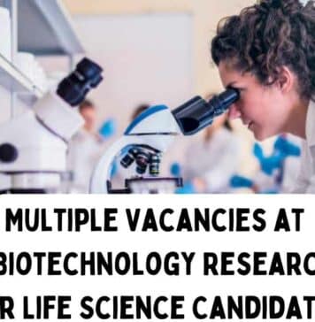 Multiple Vacancies at Gujarat Biotechnology Research Centre for Life Science Candidates