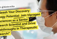 Unleash Your Discovery Biology Potential: Join Vipragen Biosciences as a Senior Research Scientist and Drive Breakthroughs in Therapeutic Research! "Unleash Your Discovery Biology Potential: Join Vipragen Biosciences as a Senior Research Scientist and Drive Breakthroughs in Therapeutic Research!"