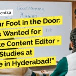 "Get Your Foot in the Door: Freshers Wanted for Associate Content Editor - Clinical Studies at Clarivate in Hyderabad!"
