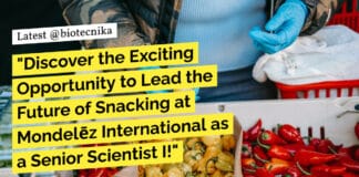 Senior Scientist I at Mondelēz International