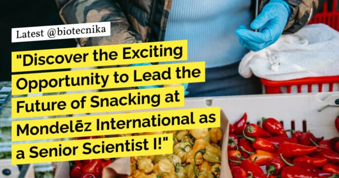 Senior Scientist I at Mondelēz International